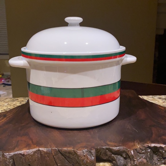 Vintage Tabasco crock with lid - Picture 3 of 6